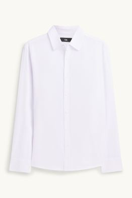 Chemise - regular fit - col kent - texturée