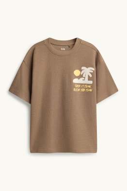 Platja - samarreta de mànigues curtes - texturada