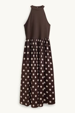 Vestito fit & flare - a pois