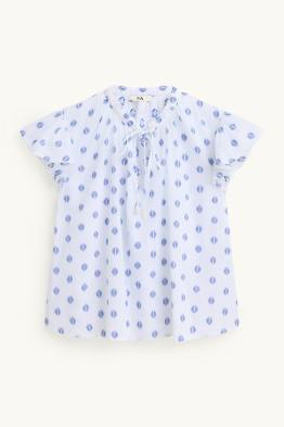 Bluse - gepunktet