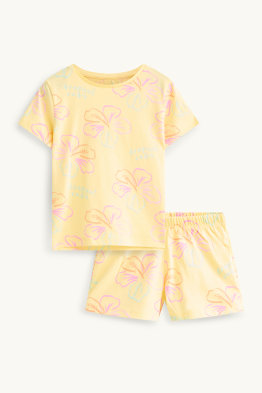 Blume - Shorty-Pyjama - 2 teilig
