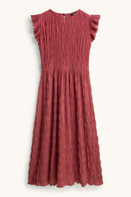 Vestit fit & flare - texturat