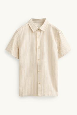 Shirt - striped - textured