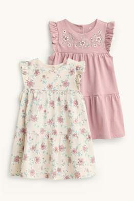 Paquet de 2 - floretes - vestit per a nadó