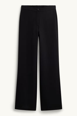 Pantalon - high waist - wide leg