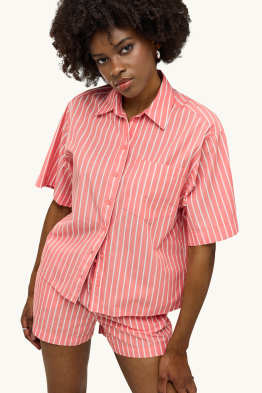 Bluză tip cămașă - cu dungi