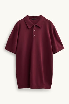 Tricou polo din tricot - regular fit
