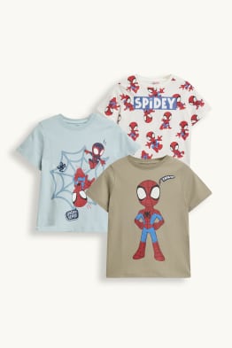 Multipack 3er - Spider-Man - Kurzarmshirt
