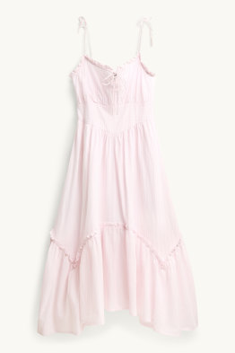 Fit & Flare Kleid - gestreift