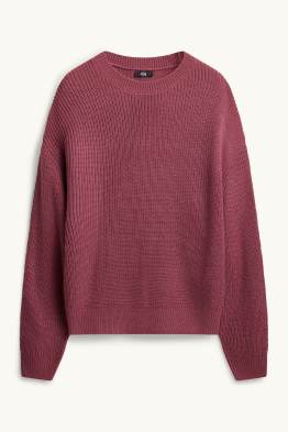 Pullover - gerippt