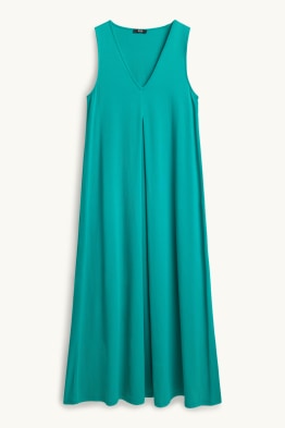 A-Linien Kleid mit V-Ausschnitt
