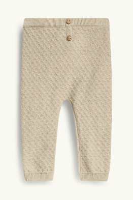 Baby-Strick-Leggings - strukturiert