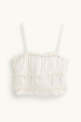 Samarreta sense mànigues crop - texturada