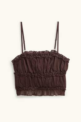 Krátký top - strukturovaný