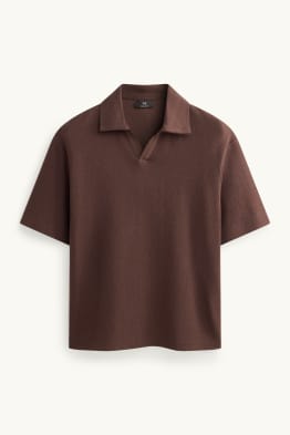 Strick-Poloshirt - Relaxed Fit