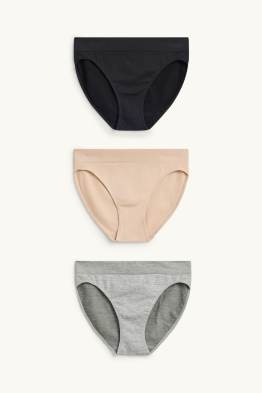 Multipack of 3 - knickers - seamless