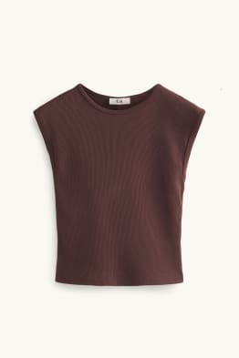Crop Top - gerippt
