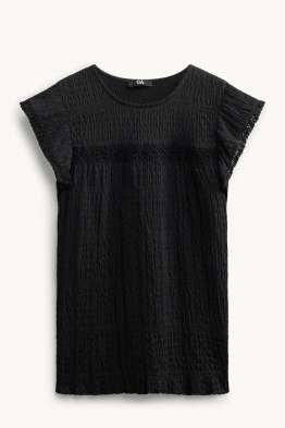 T-Shirt - Regular Fit - strukturiert