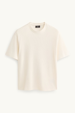 T-Shirt - Relaxed Fit - strukturiert