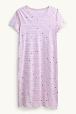 Camisa de dormir - de ratlles - amb motiu