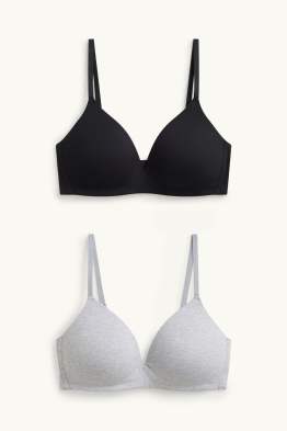 Multipack of 2 - non-wired bra - padded