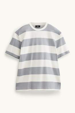T-Shirt - Relaxed Fit - gestreift