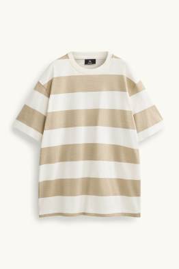 T-Shirt - Relaxed Fit - gestreift
