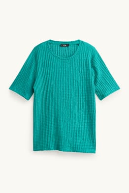Tričko - regular fit - strukturované