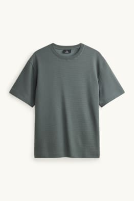Camiseta - relaxed fit - de canalé