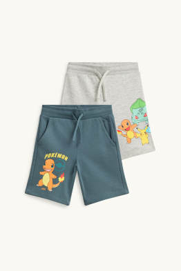 Pack de 2 - Pokémon - pantalones cortos deportivos