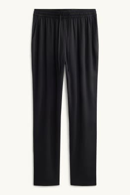 Pantalons de tela - mid waist - tapered fit