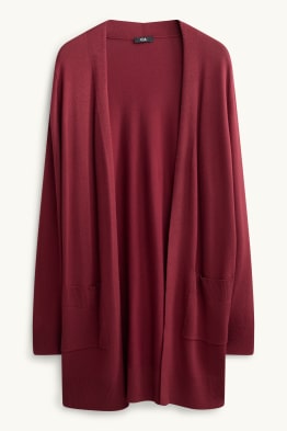 Lange Strickjacke