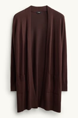 Lange Strickjacke