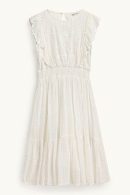 Blume - Kleid - gepunktet