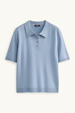 Gebreid poloshirt - regular fit