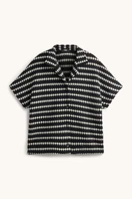 Strickjacke - gestreift