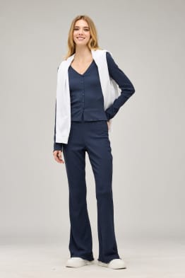 Flared Leggings - strukturiert