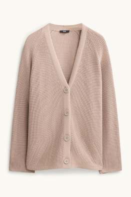Cardigan - ribbed