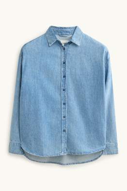 Denim shirt blouse