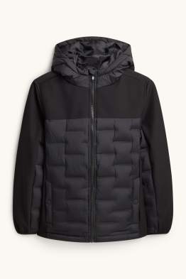 Jaqueta softshell amb caputxa - resistent a l’aigua