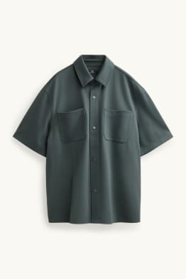 Hemd - Relaxed Fit - Kent - strukturiert