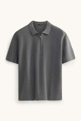Knitted polo shirt - regular fit