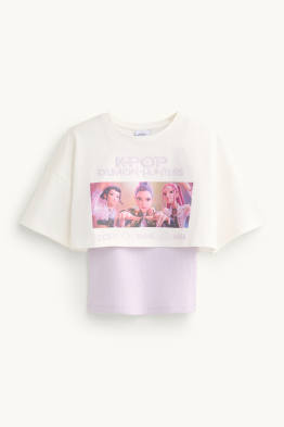 KPop Demon Hunters - Set - Kurzarmshirt und Top - 2 teilig