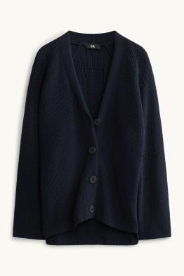 Cardigan - ribbed