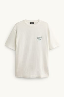 T-Shirt - Relaxed Fit - strukturiert