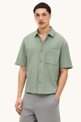 Hemd - Relaxed Fit - gerippt