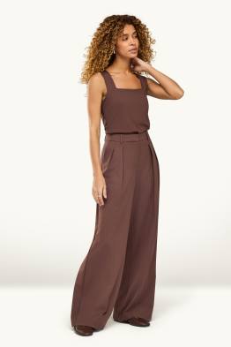 Business-broek - mid waist - regular fit