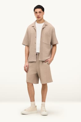 Sweatshorts - strukturiert