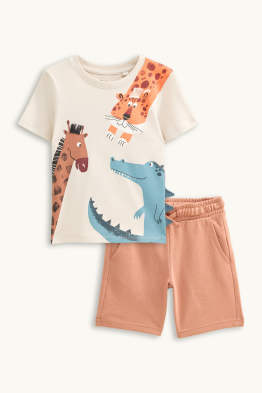 Safari - set - T-shirt en short - 2-delig