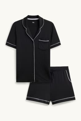 Viskose-Shorty-Pyjama